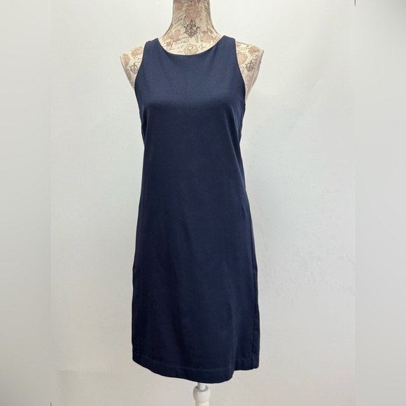 CYNTHIA ROWLEY  Blue Halter Sheath Mini Dress size L - Picture 5 of 12